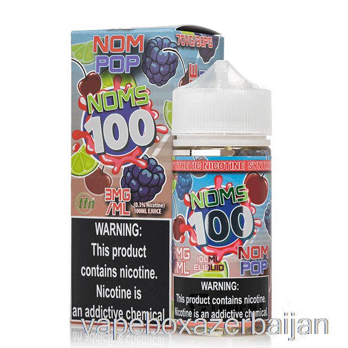 E-Juice Vape Nom Pops - Noms 100 - Nomenon E-Liquids - 100mL 6mg